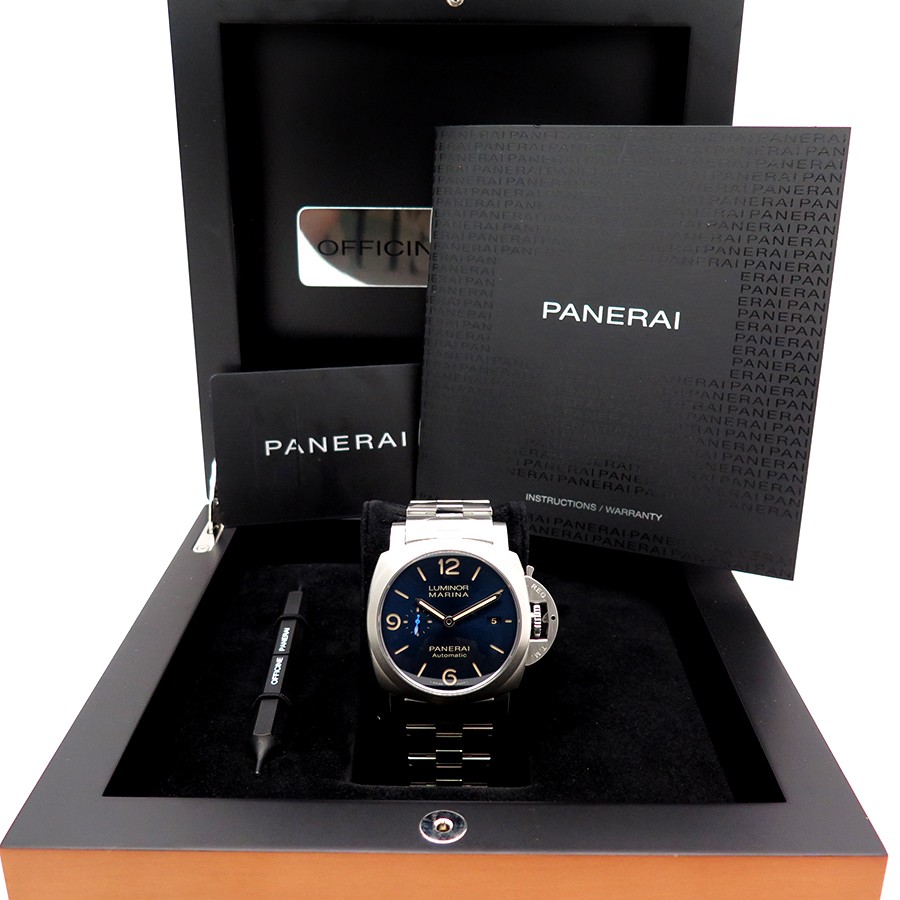 Panerai PAM 1058 Luminor Marina 1950 44mm with Blue Dial