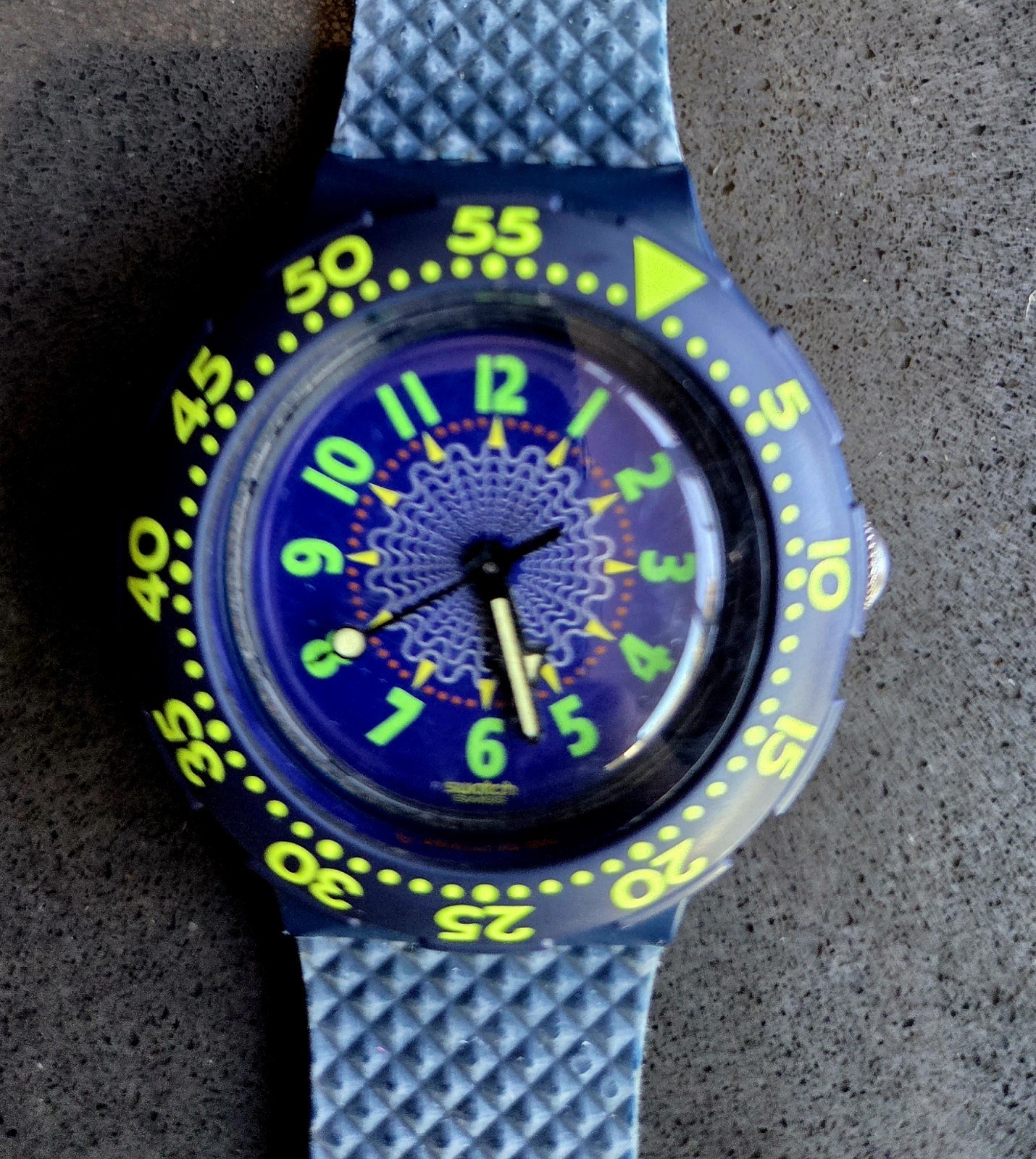 Vintage 1993 Swatch Scuba 200 “Rowing” NWT
