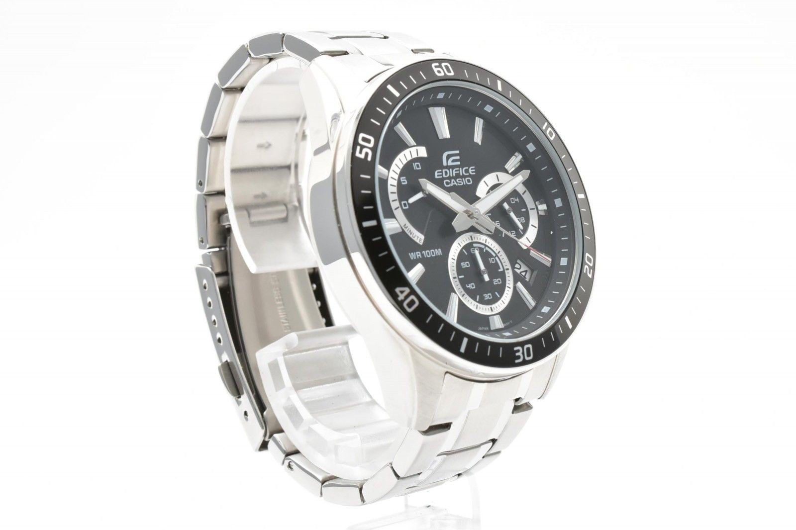 CASIO EDIFICE EFR-552 Men’s Chronograph Watch Black Dial Stainless Steel