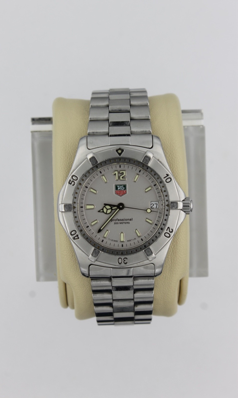 TAG Heuer WK1112.BA0311 Mens 2000 Series Professional Quartz Watch Silver BA0317