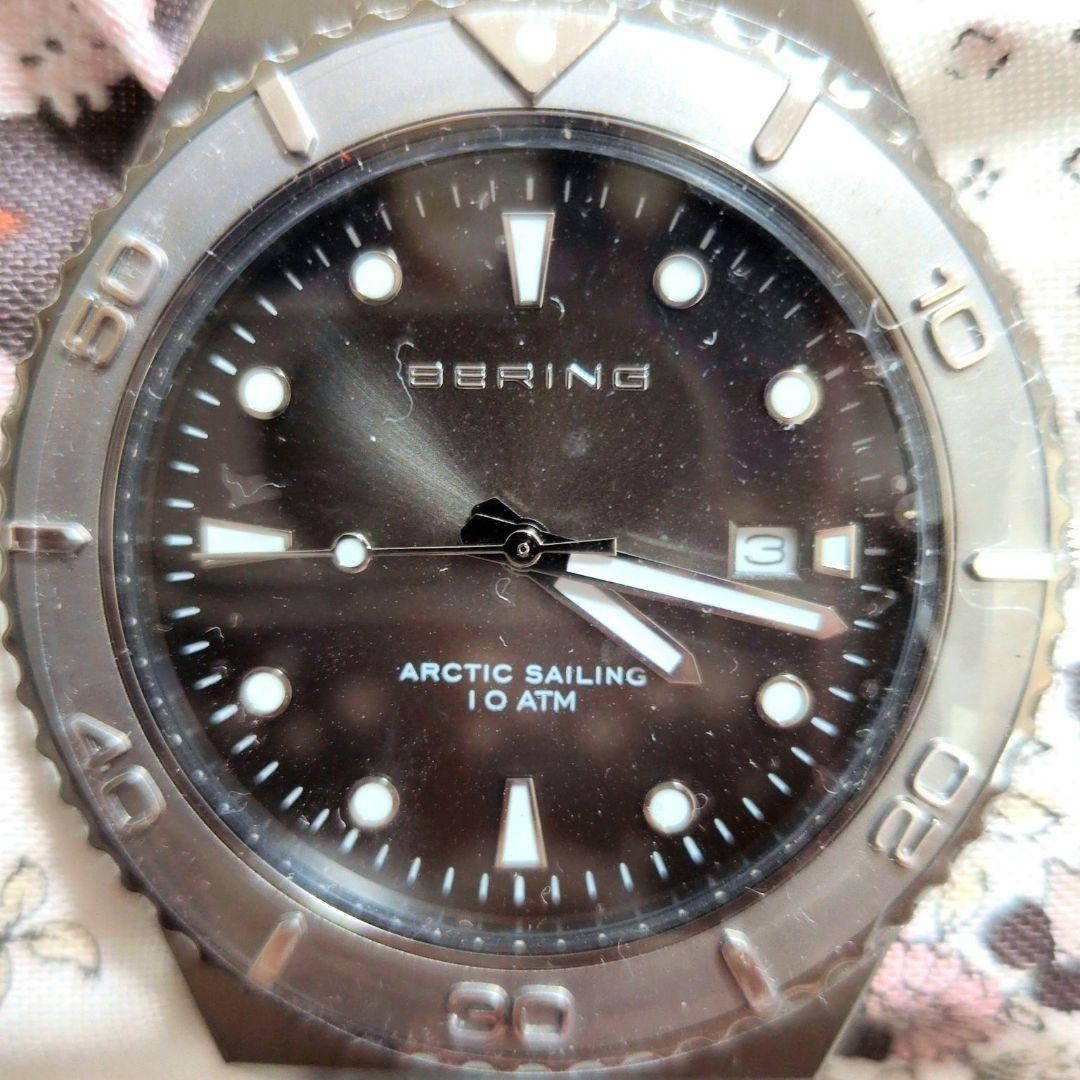 Bering Arctic Sailing 18940-777 Quartz Sapphire 10ATM Grey Men Watch Unused