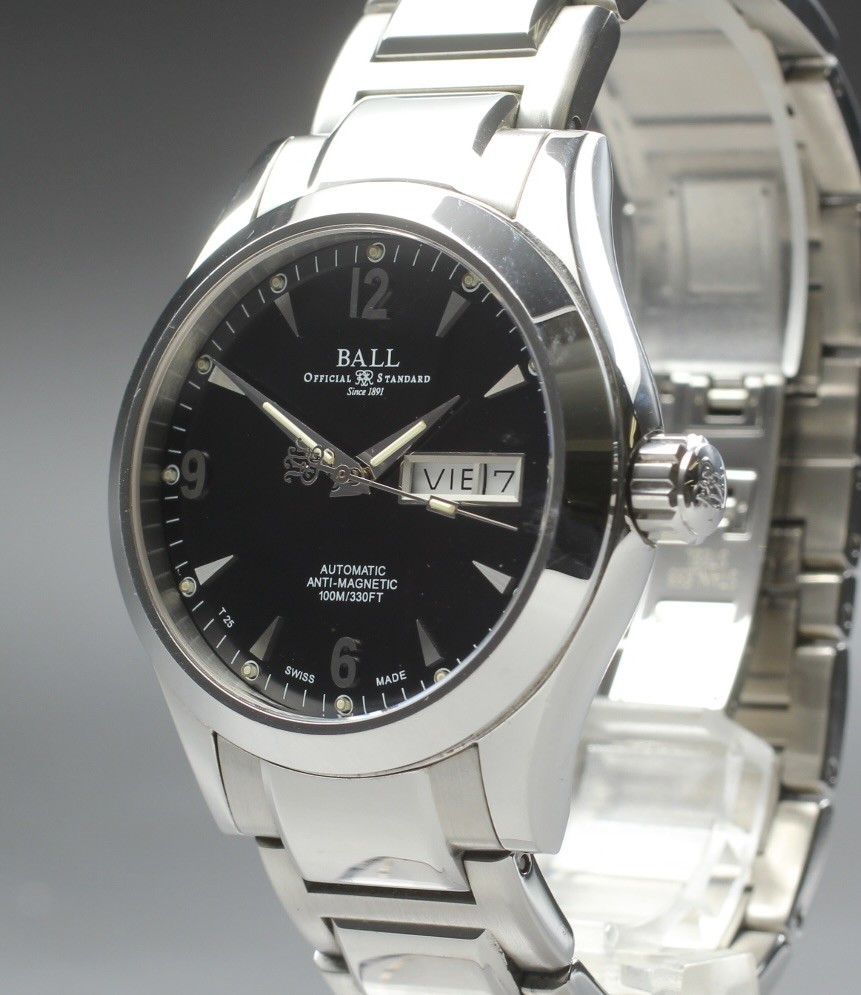 [MINT w/Paper] BALL WATCH Engineer II NM1020C 40mm Black Dial Men’s AT Watch