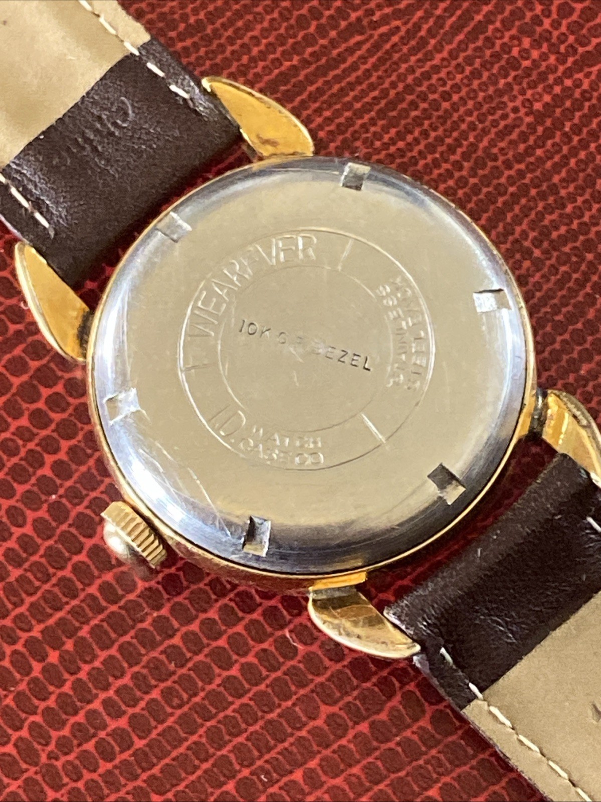Vintage Men’s Wristwatch Automatic BUREN GRAND PRIX Rare Bumper Calibre 525