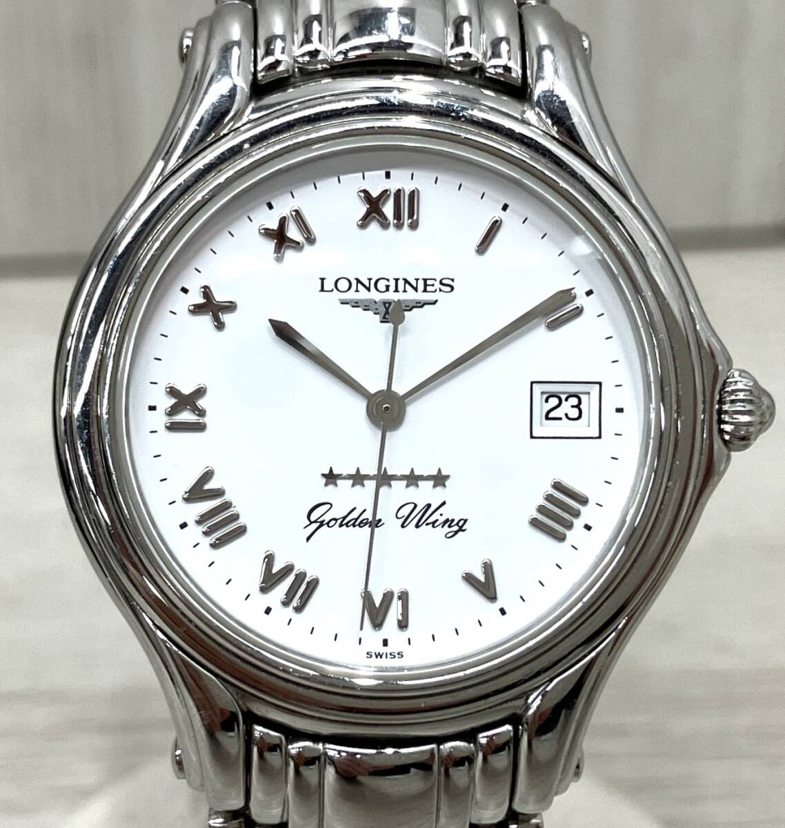 LONGINES Golden Wing L3.606.4 Quartz Used watch Excellent condition