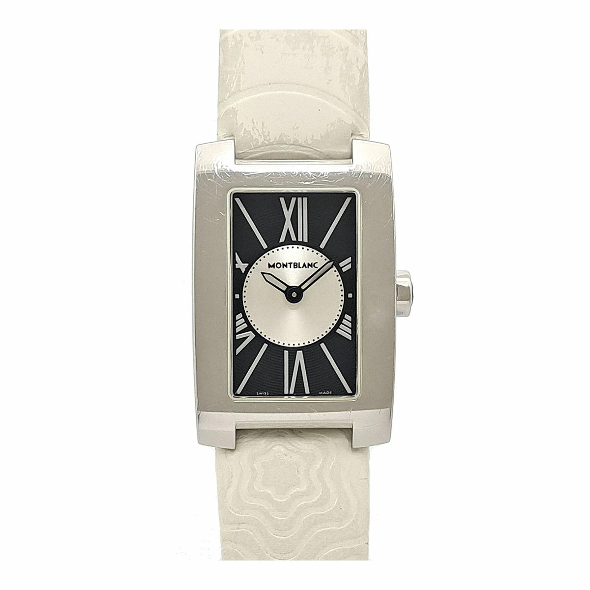 Montblanc Profile Elegance 7077 Quartz Black Dial Woman’s Watch w/ Box Card
