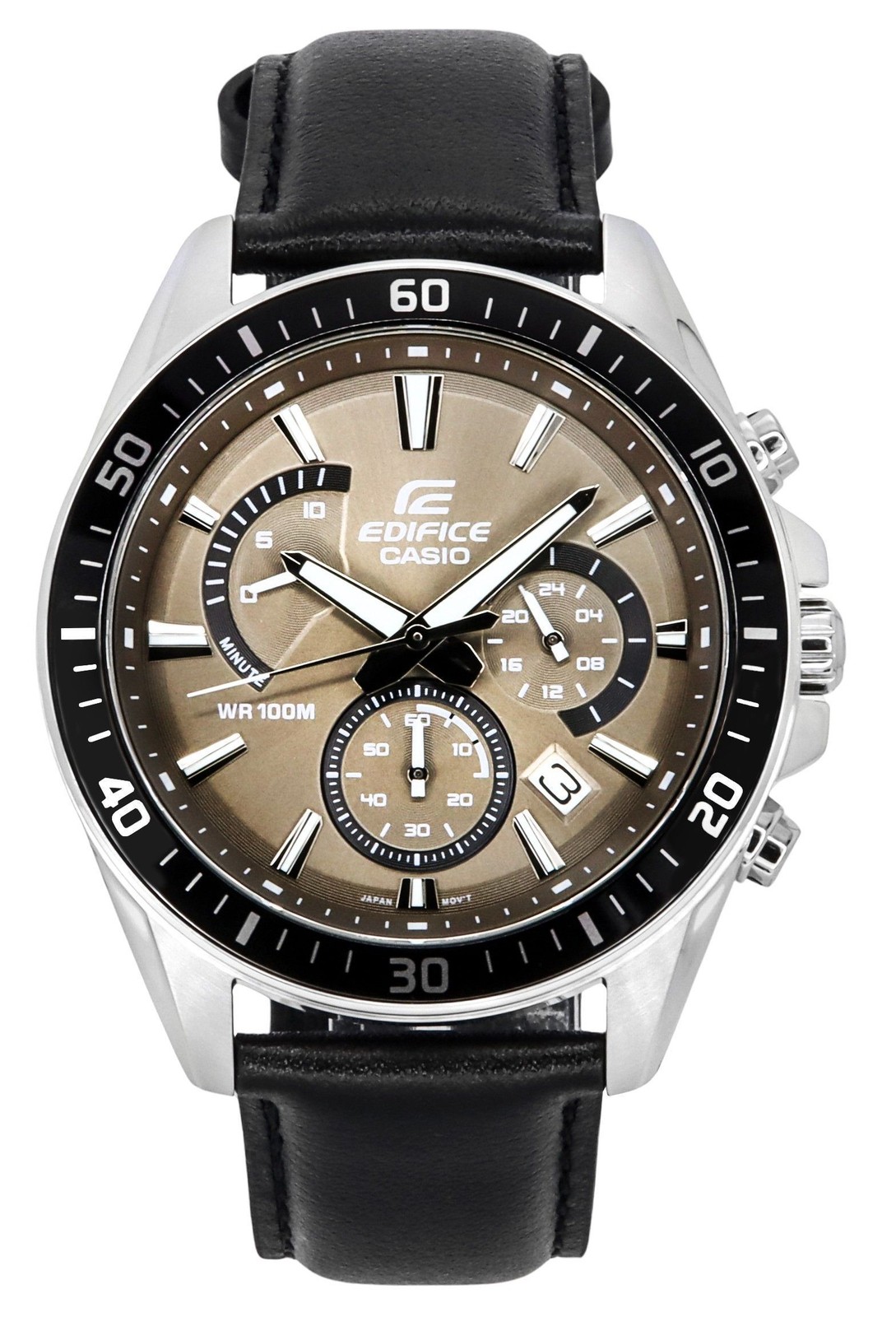 Casio Edifice Standard Chronograph Light Brown Dial EFR-552L-5A Men’s Watch