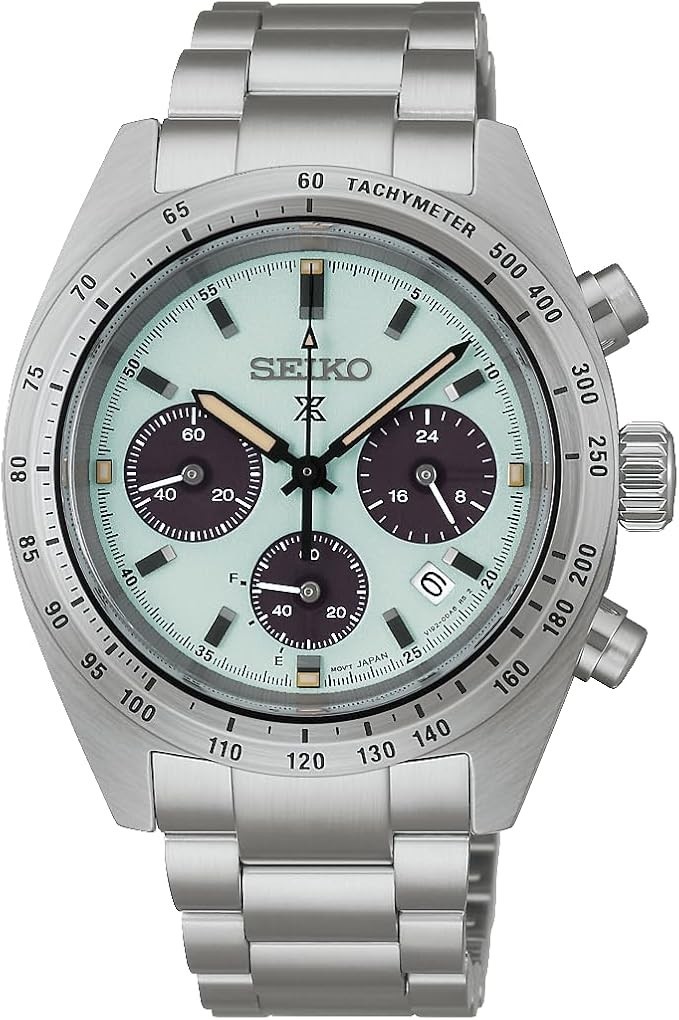 SEIKO SBDL129 Prospex Speedtimer Solar Chronograph Watch Opal Green Dial 39mm