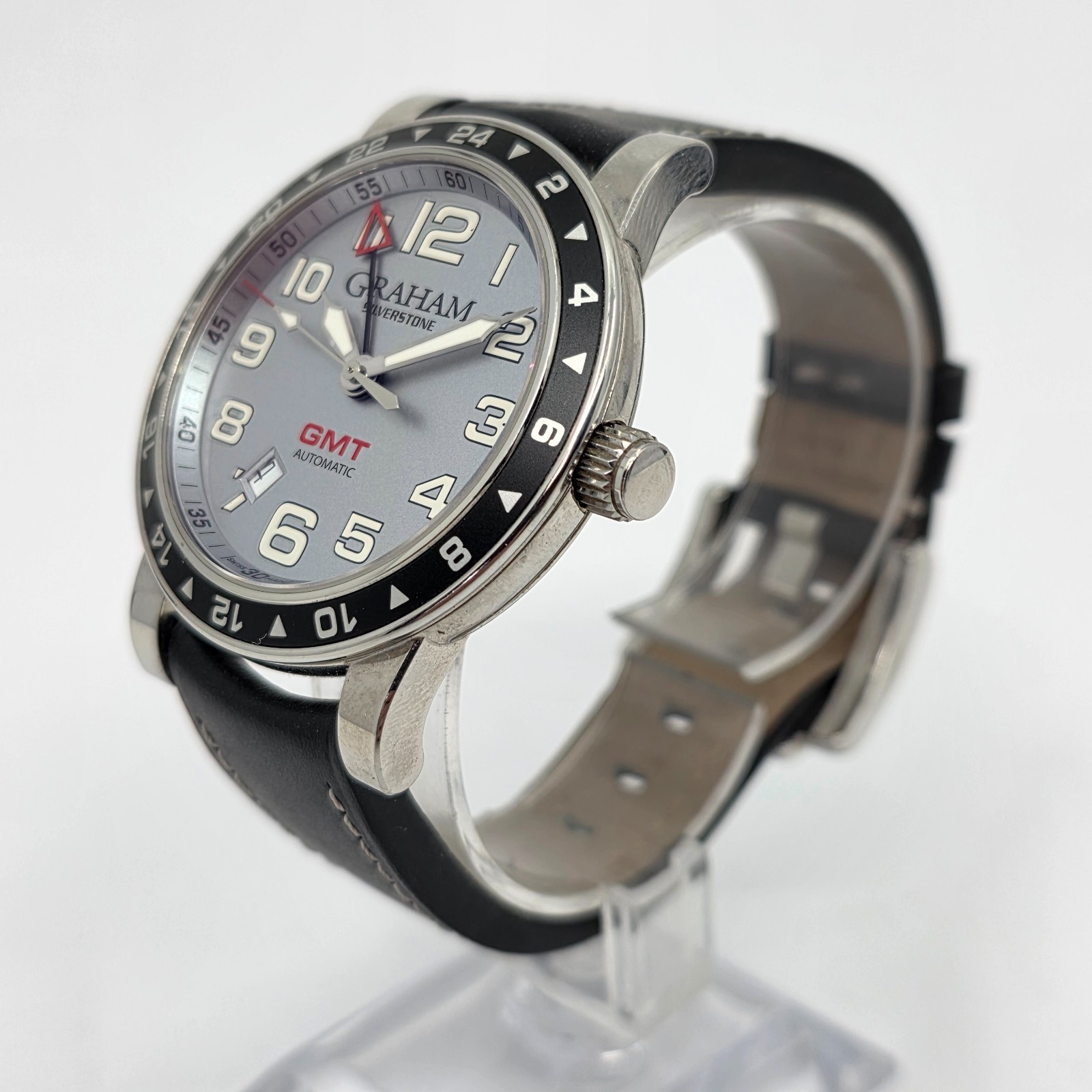 Graham Silverstone GMT Silver Dial 42MM Stainless Steel Automatic AN-2TZAS