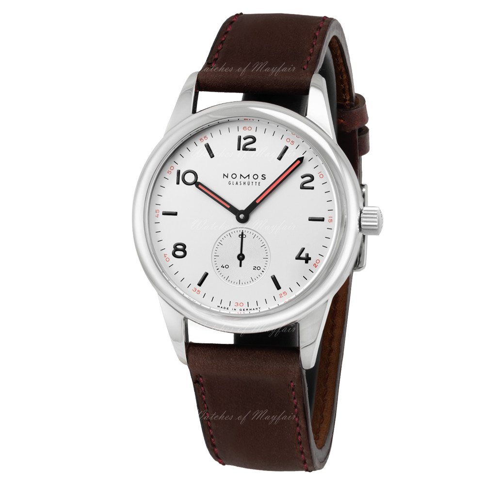 Nomos Club Manual Cordovan Brown Leather 36 mm 703.1 watch