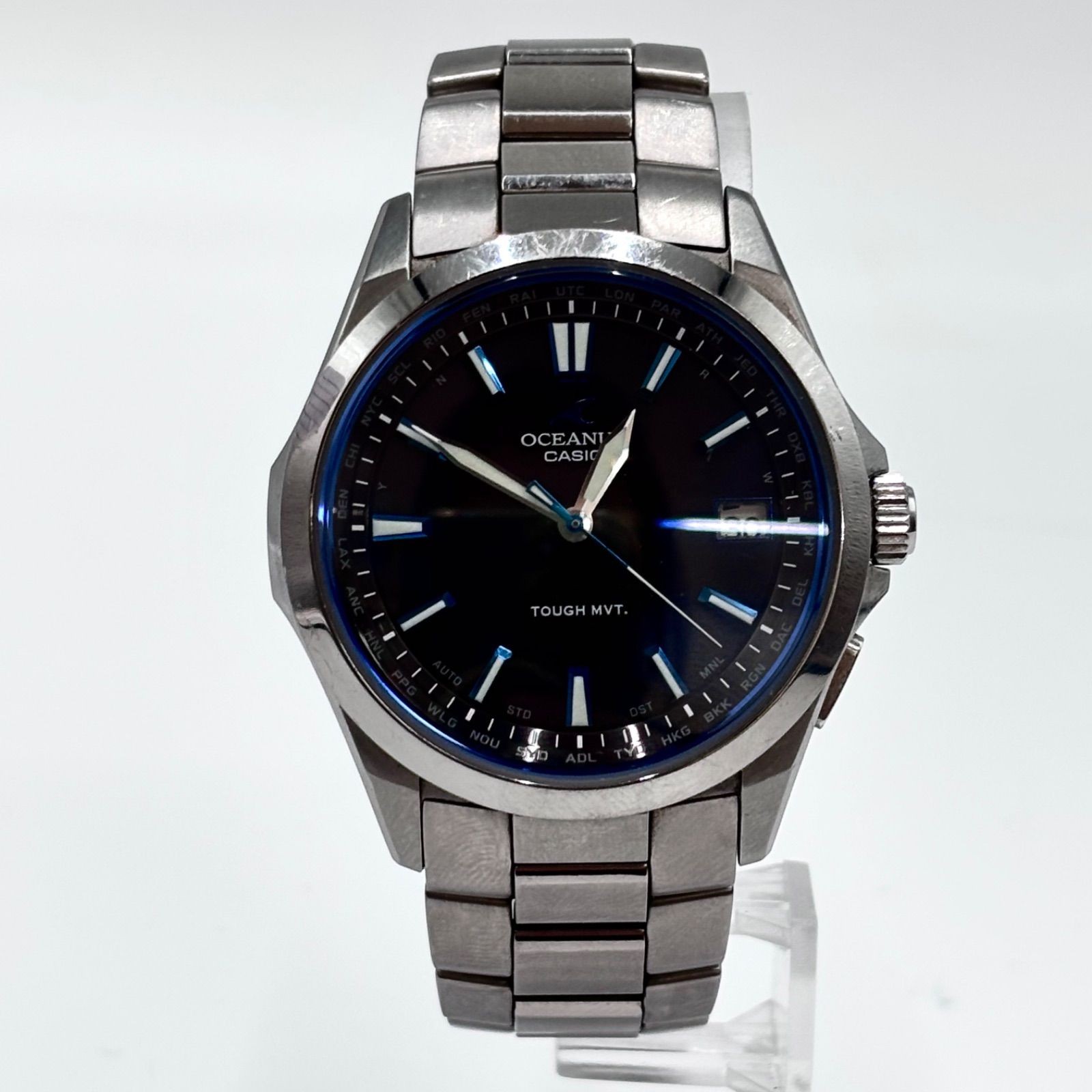 Casio Oceanus OCW-S100-1AJF Radio Solar Titanium Watch (JDM) -New -fast!!