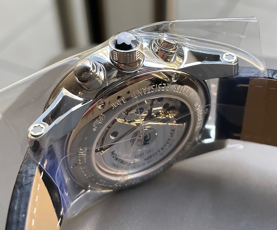 Montblanc Timewalker Chronograph Automatic Black Dial Rose Gold Markers MB101548