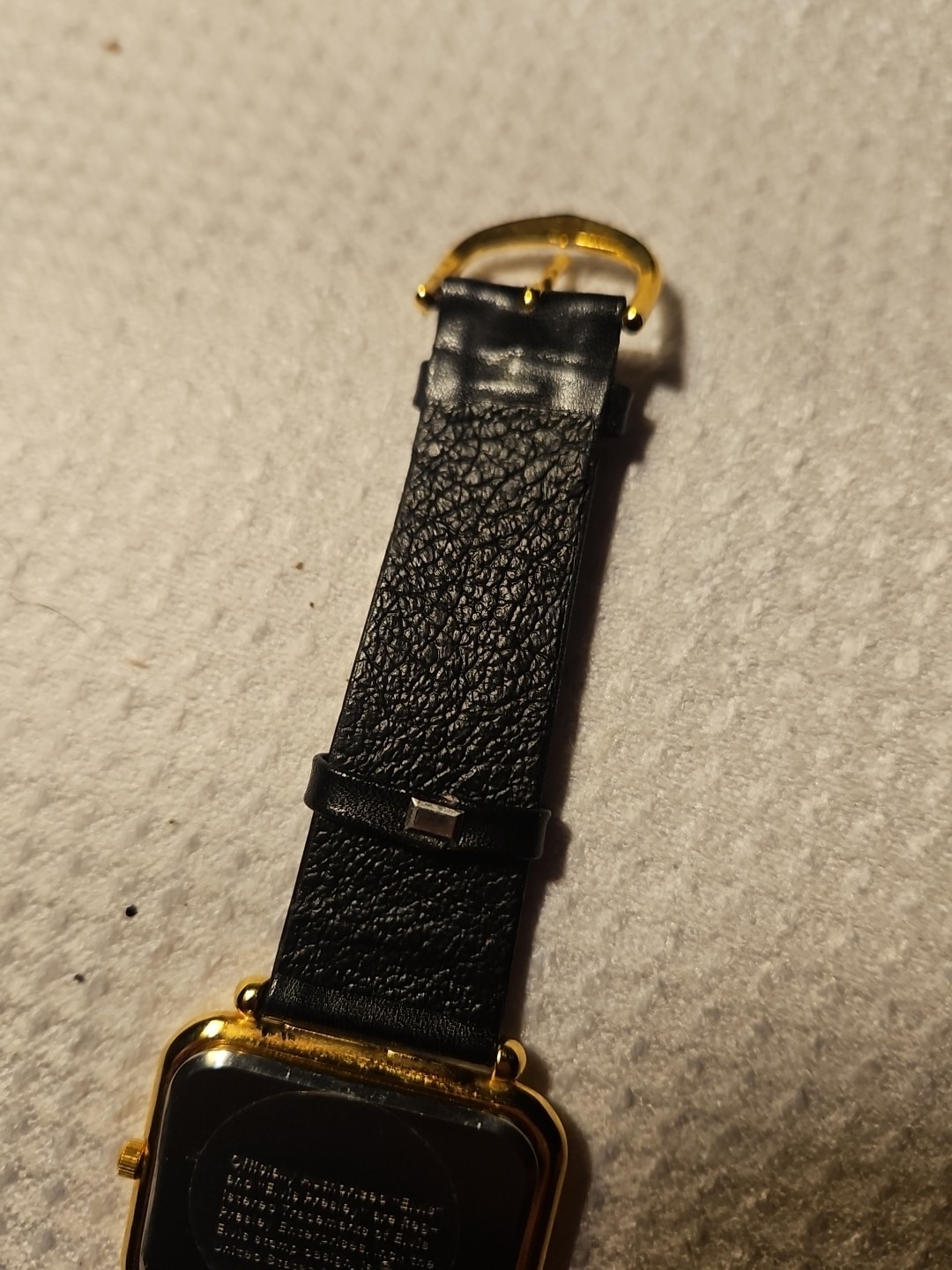 1992 Elvis Presley 29 Cent Stamp USPS Gold Tone Quartz Watch New Battery Vintage