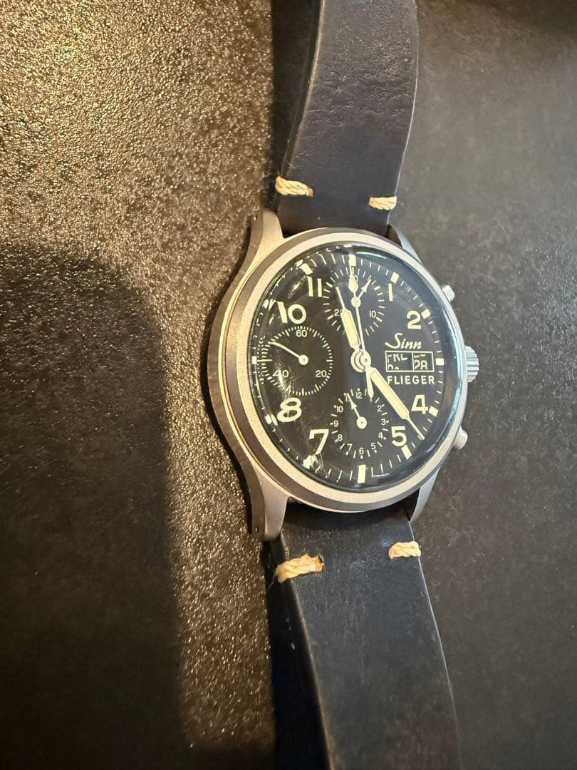 Sinn 356 Flieger Chronograph Automatic Steel Black Men’s Pilot Watch
