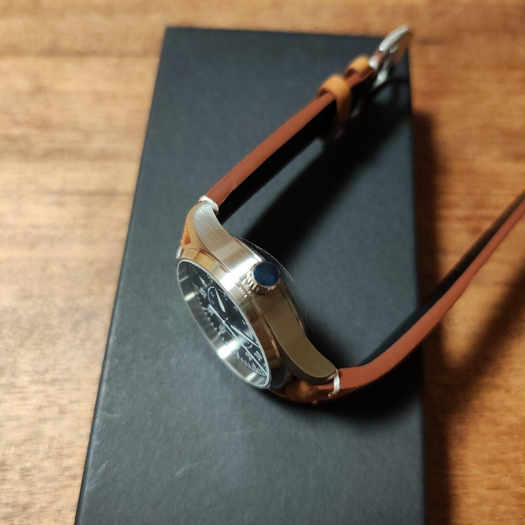 Seiko Automatic Pilot’s Watch with Leather Strap NH-35 86-F13 NEW