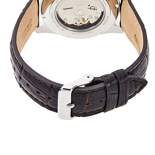 Orient RN-AR0004Y Contemporary Semi Skeleton Automatic Leather Men’s Watch