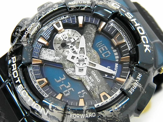 Casio G-Shock GM-110EARTH-1AJR Watch Stainless Steel Resin Used