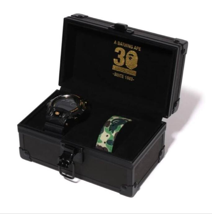 A BATHING APE x G-SHOCK CASIO GM-6900 30TH ANNIVERSARY EXCLUSIVE MODEL bLACK