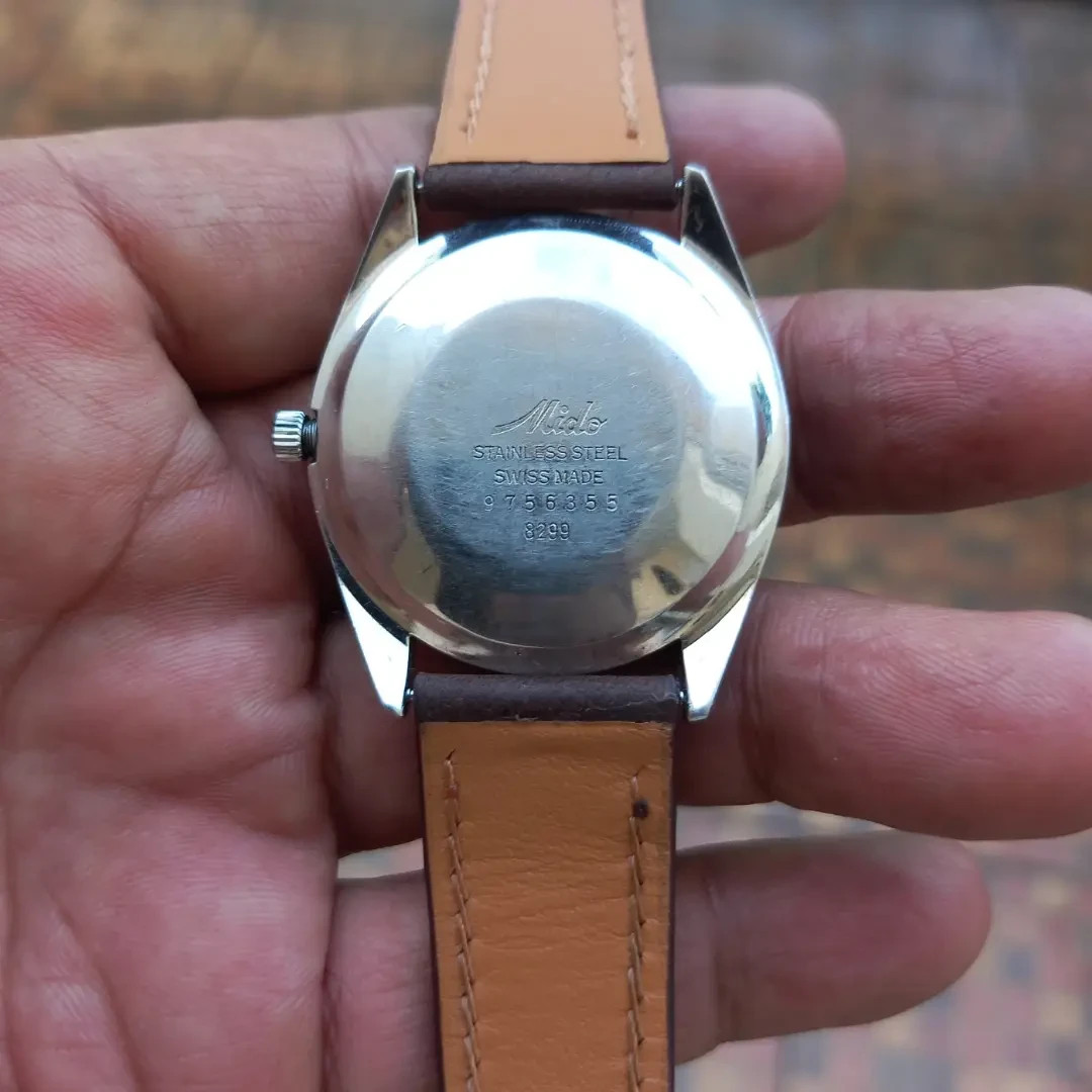 Rare MIDO Commander President Day date Green Dial Automatic Vintage Watch Men