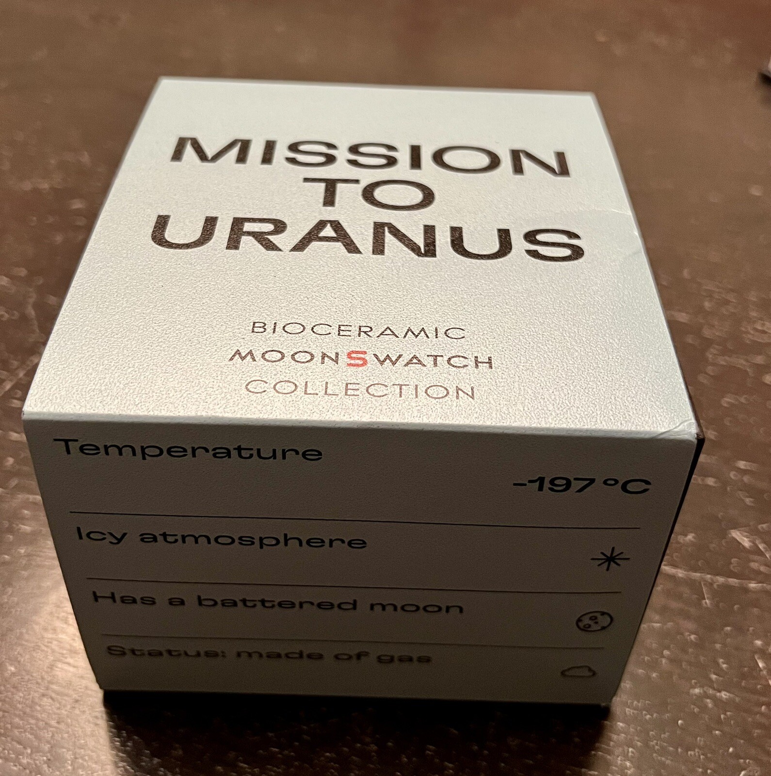 Swatch x Omega Bioceramic Moonswatch Mission To Uranus SO33L100 Blue Men Watch