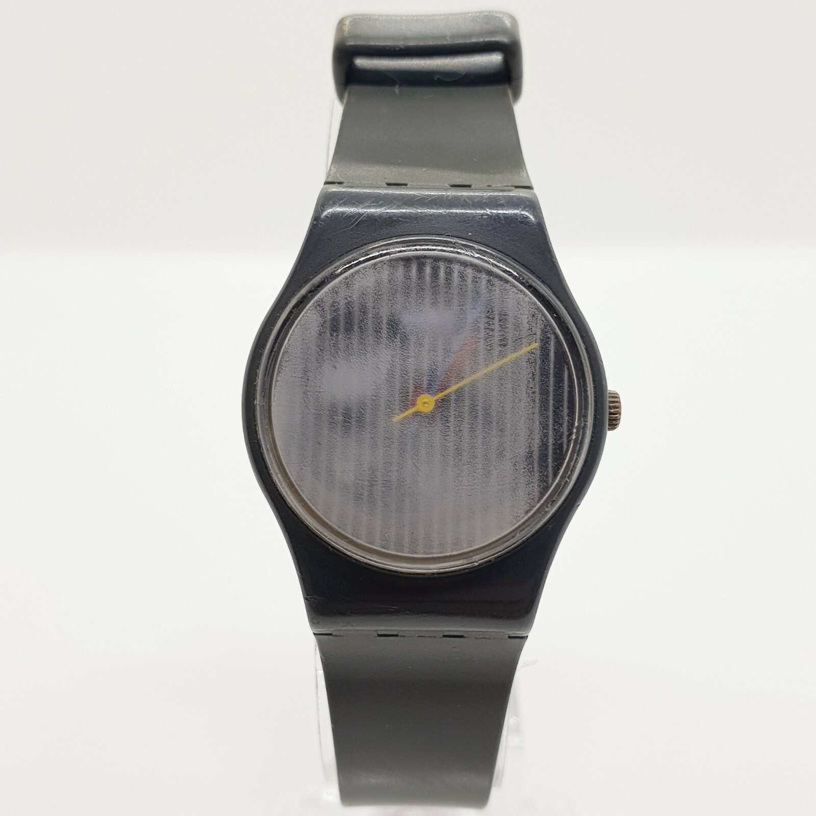 Vintage Red Yellow Blue Black and White Swatch Lady Watch for Women and Girls