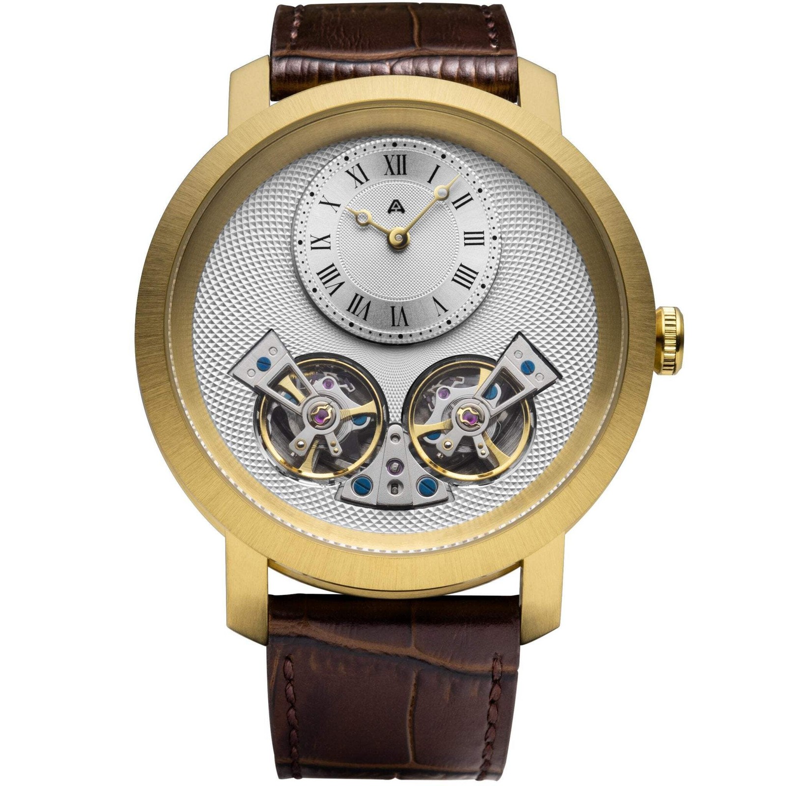 Archetype Caspian Automatic Gold Brown Watch – Brand New