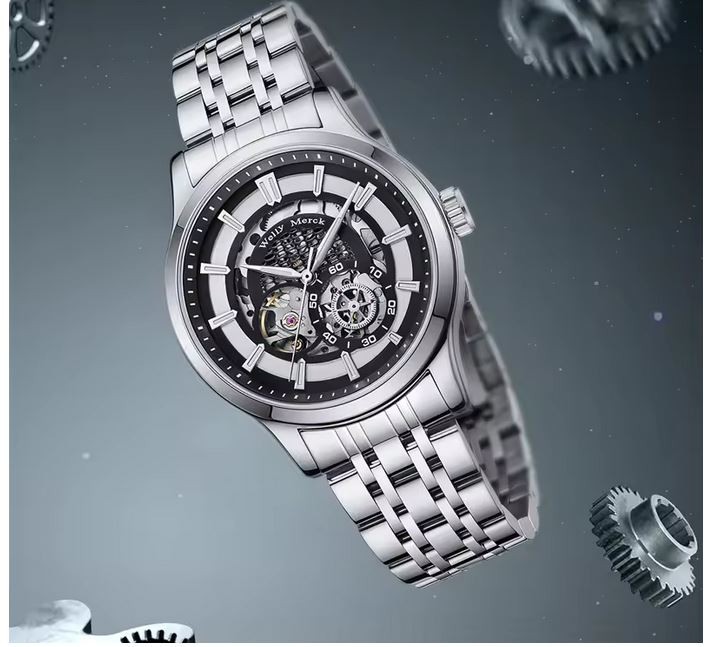 Welly Merck Automatic Mechanical Watch 095M-WM BNIB