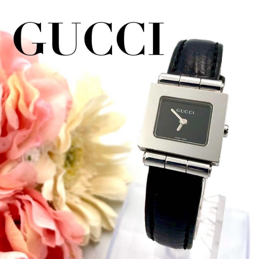 Gucci 600L Square Black Dial Quartz Watch Pre-Owned