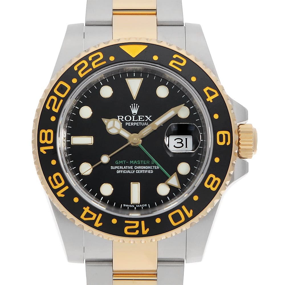 ROLEX GMT Master II 116713LN black Z Number second hand mens
