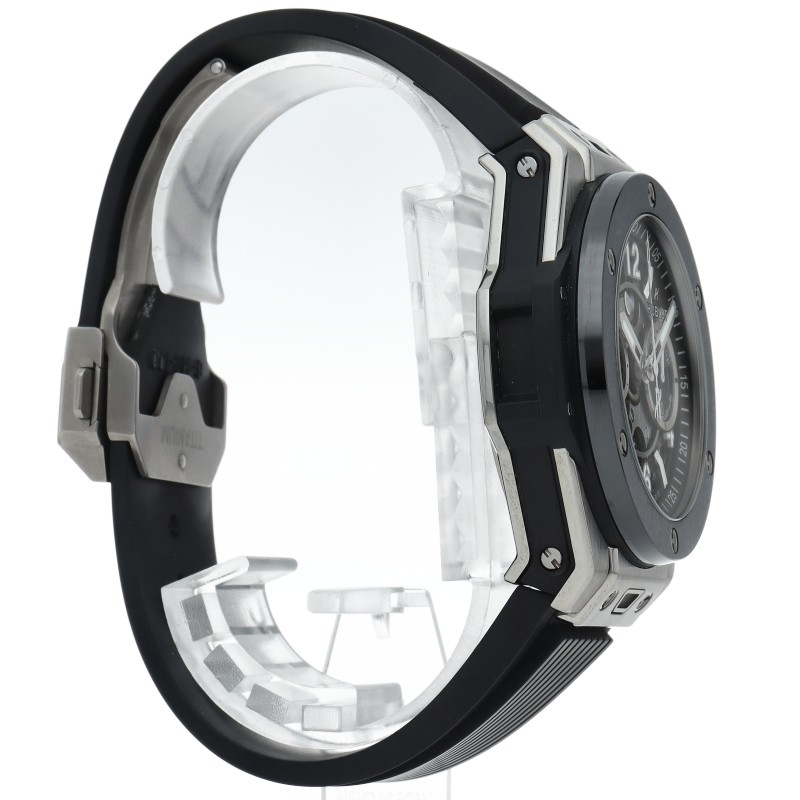 Hublot Big Bang Unico Titanium Ceramic 421.NM.1170.RX 44mm Skeleton Dial #LPW406
