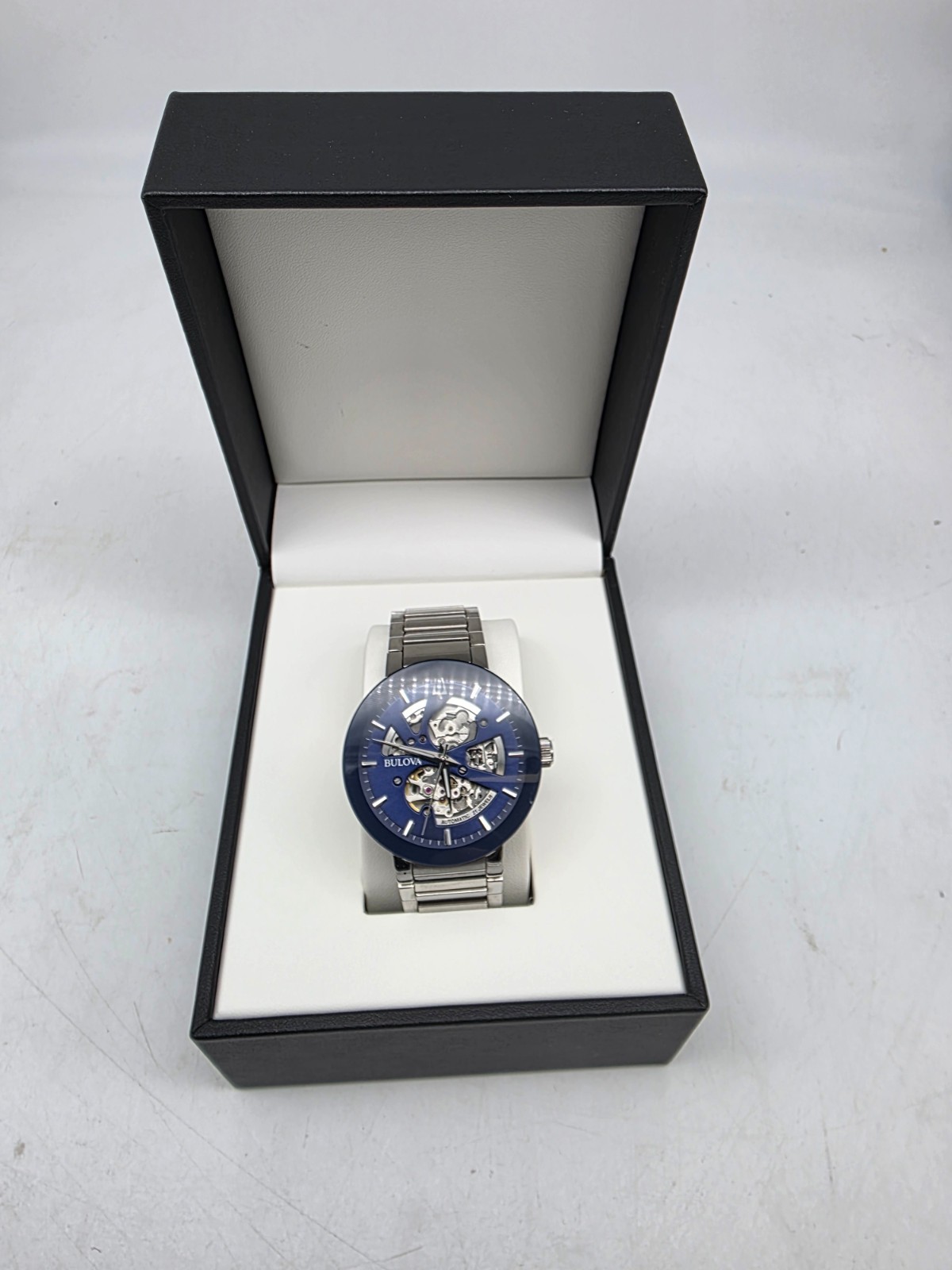 Bulova Futuro Automatic With Skeleton blue Dial