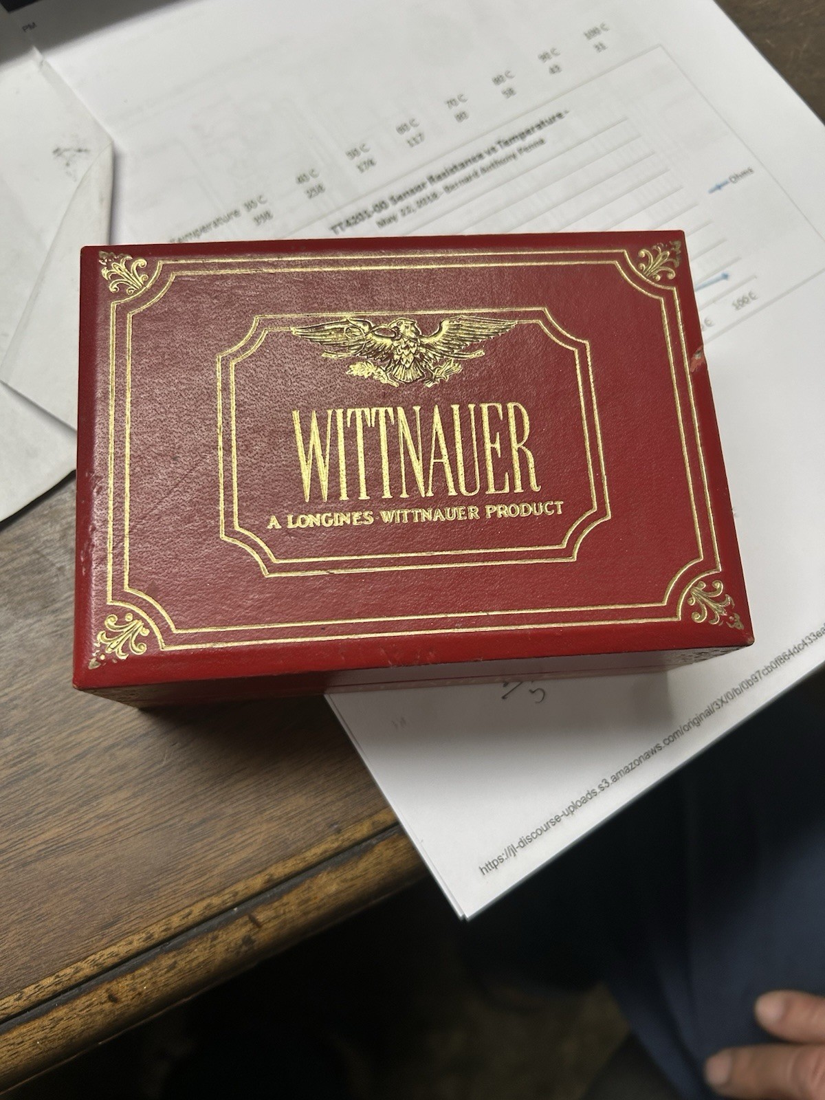 Rare Wittnauer 3 Register Chronograph Ref 6002/5 Circa 1960 Valjoux 72 Fine Cond