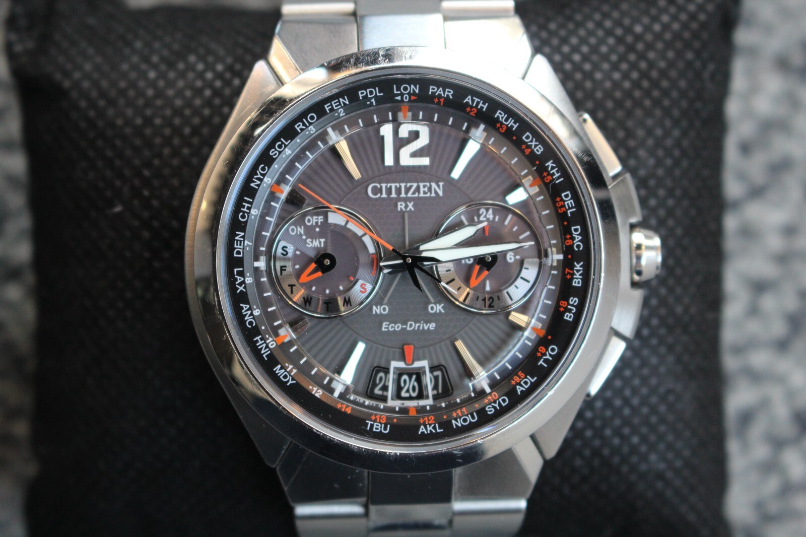 Citizen RX Eco-Drive Satellite Wave CC1090-61E Men’s Watch