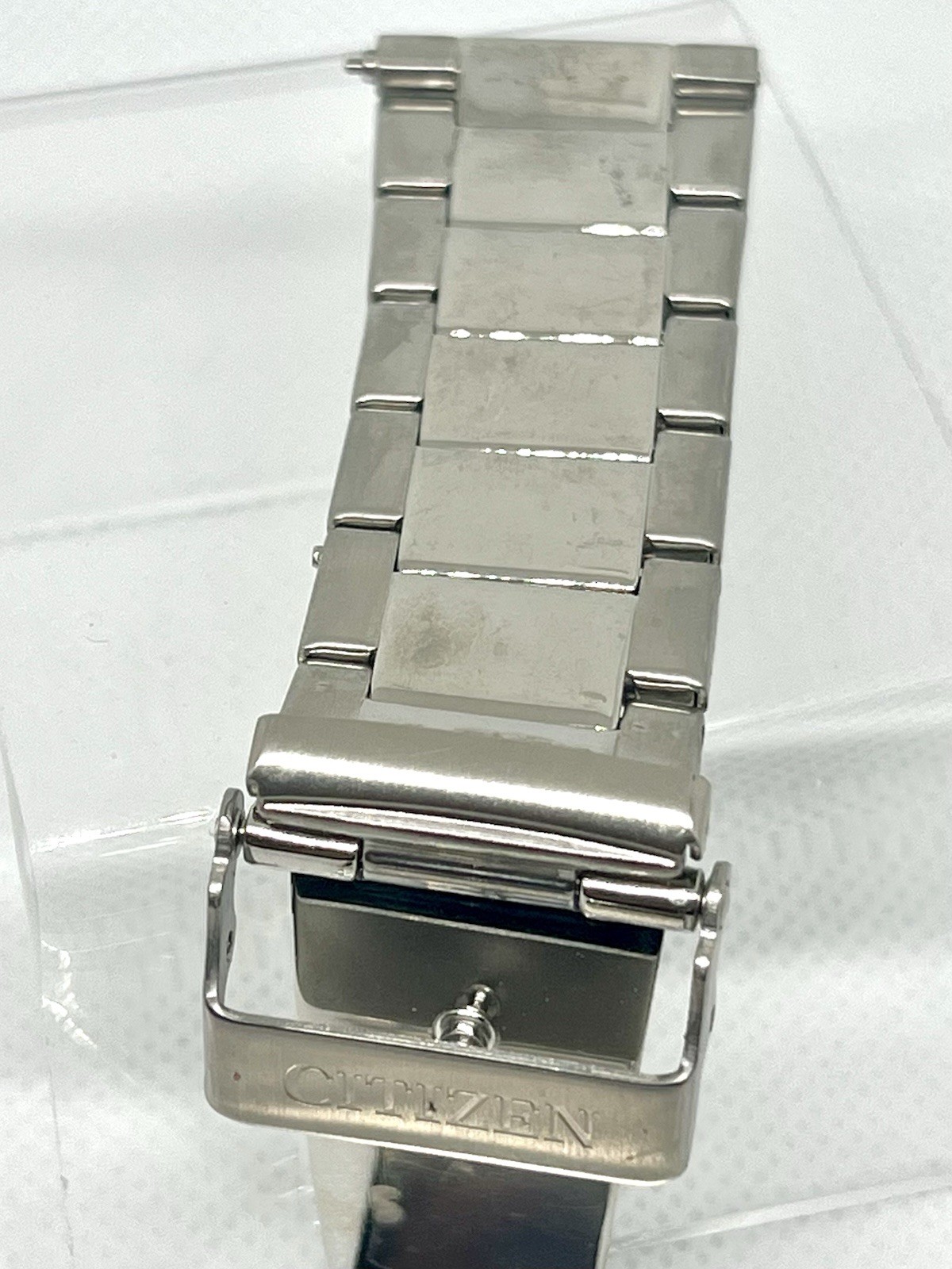 Citizen P990 Wear OS Smartwatch Stainless Steel Works Scratched Screen