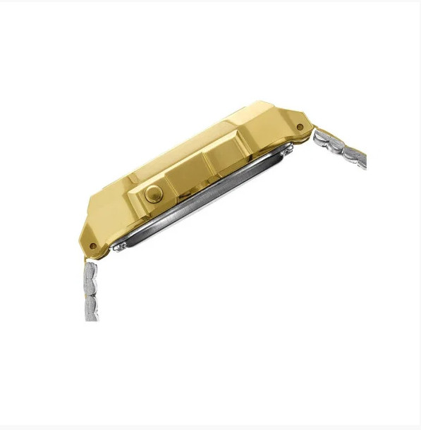 Casio unisex gold tone stainless steel digital watch A168WG New