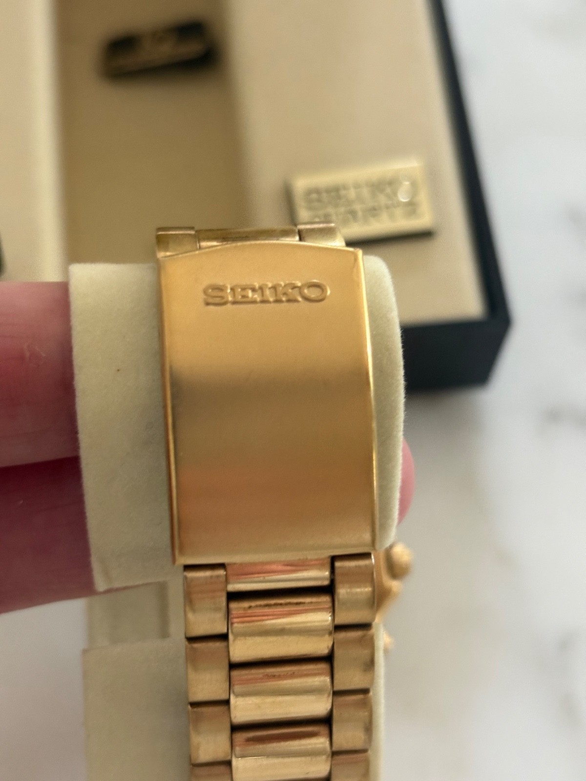 Vintage Seiko Flightmaster SEH010 Gold-Tone Watch