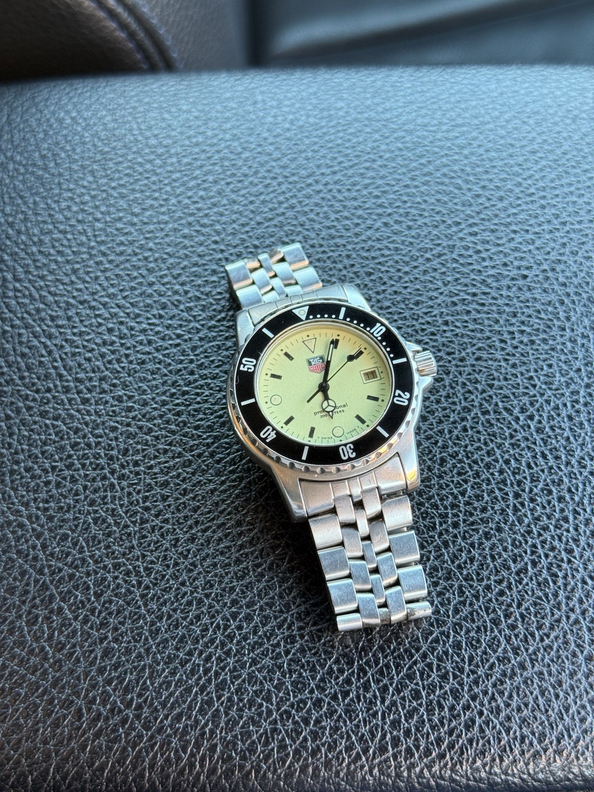 TAG Heuer 1500 night series quartz night diver luminous dial watch
