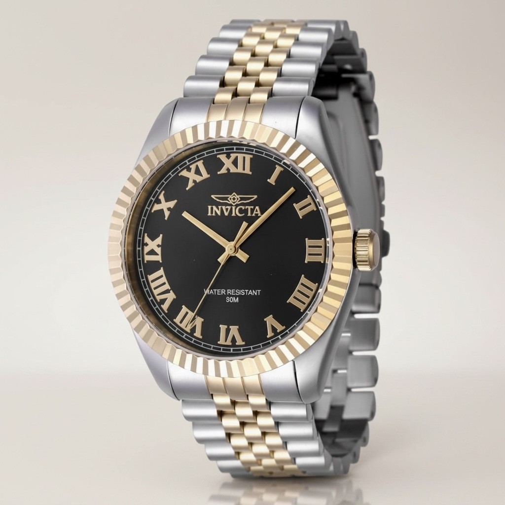 New Invicta Specialty Windsor Men’s Watch 43mm Gold Stainless Steel NIB