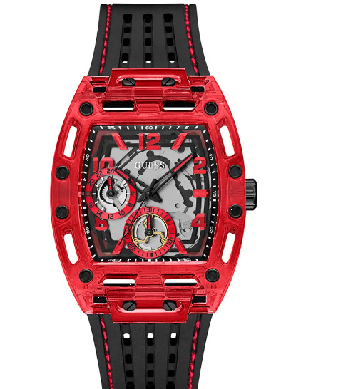 Guess Men’s Black Red Resin GW0499G4 watch