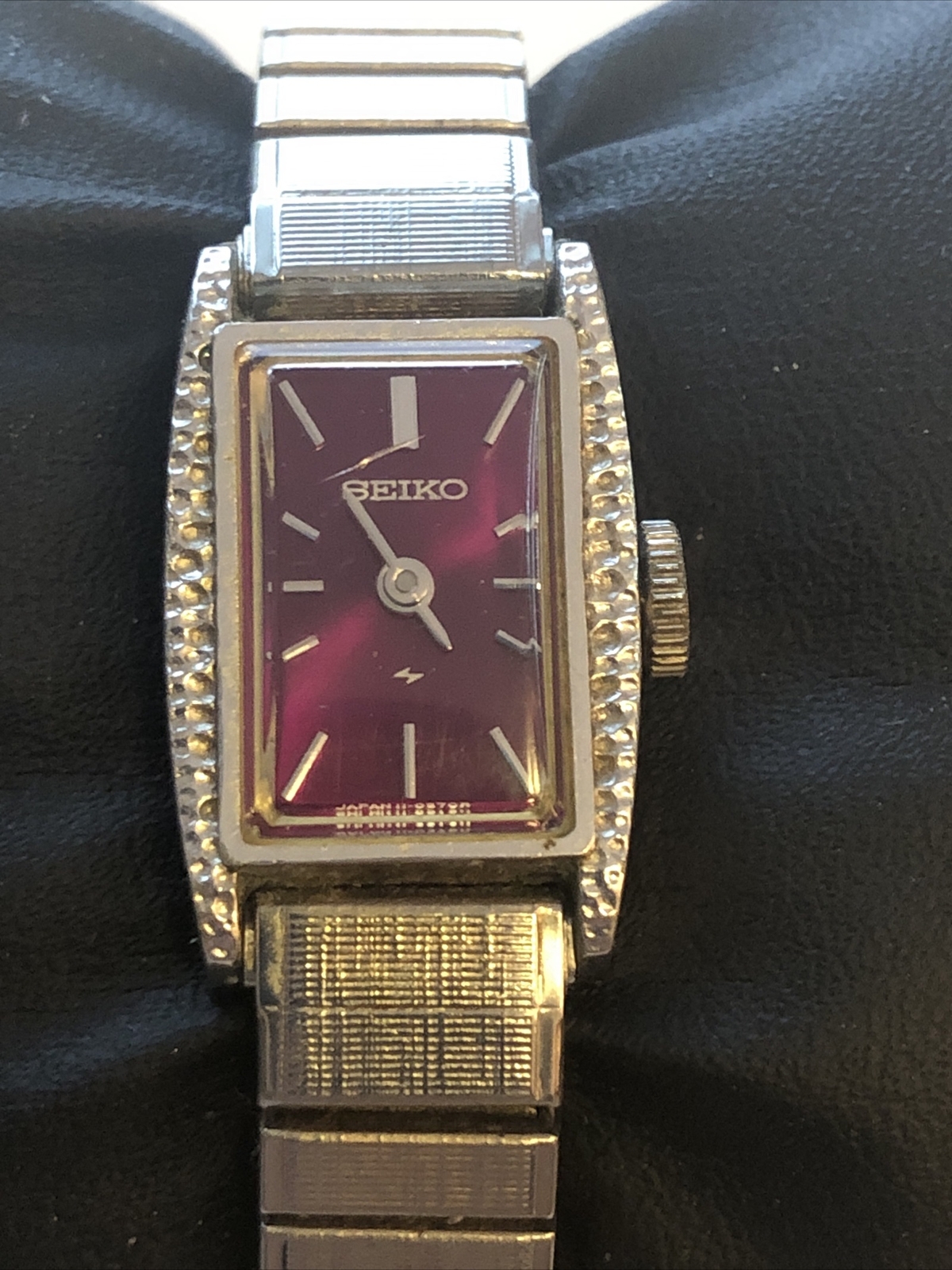 Seiko 11-3180 Purple Seiko 17j Watch