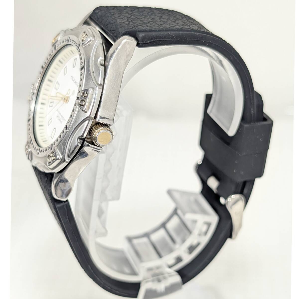 CASIO Oceanus Men’s Quartz Watch New Battery & Strap Serviced Tested Working