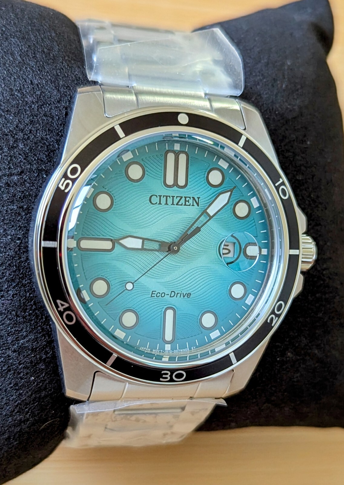 Citizen Turquoise Dial Date Indicator Men’s Watch AW1816-89L