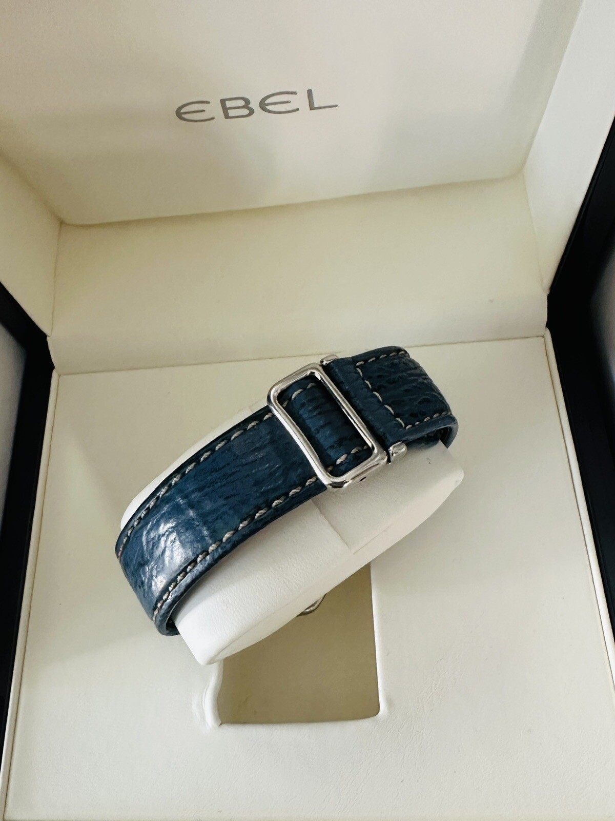Rare Ebel 1911 18k & Stainless Automatic Lefty Watch ~ Box & Manuals
