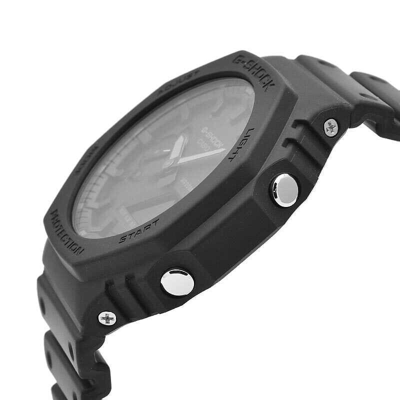 CASIO G-SHOCK GA-2100-1A1JF Carbon Core Guard Analog Digital Watch Black 45.4mm