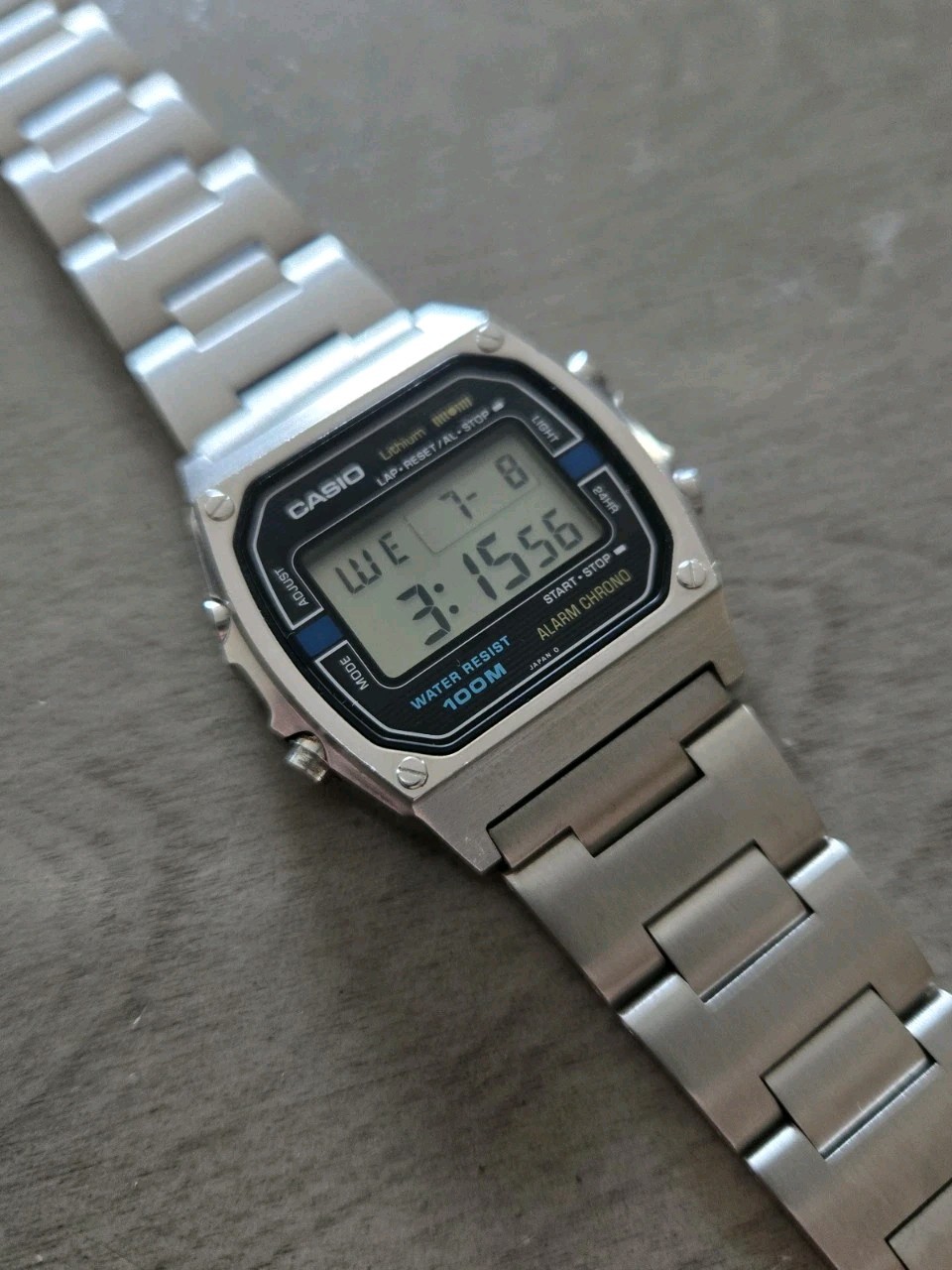 Rare Vintage Casio W-760 Men’s Digital LCD Watch Retro 1980s Like Marlin Nice!!!