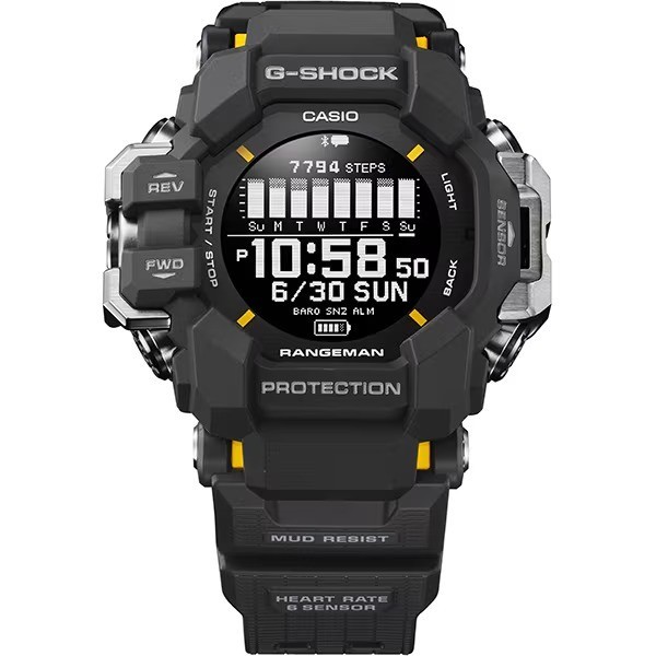 Casio G-Shock Rangeman GPR-H1000-1JR GPS Heart Rate Solar Watch Japan