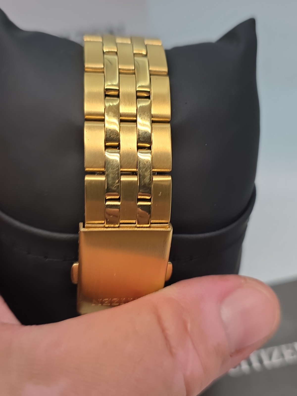 Citizen Quartz Stainless Steel Champagne Dial 30M BF2013-56P Men’s Watch