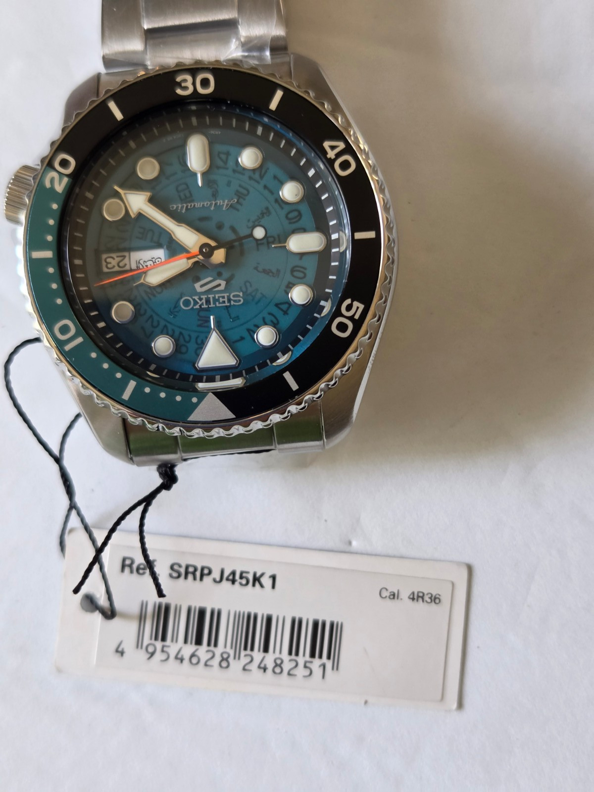 Turquoise Blue Seiko SRPJ47K1 Automatic Watch Japan