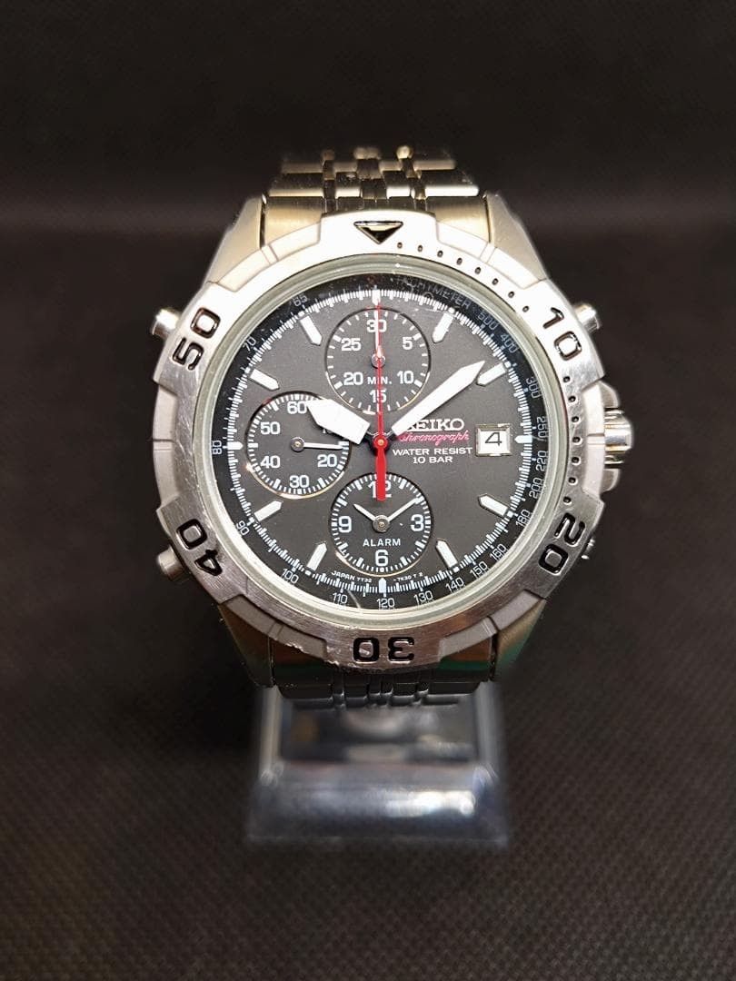 Seiko Chronograph Divers 7T32 Quartz 39mm Stainless Steel Men’s Watch