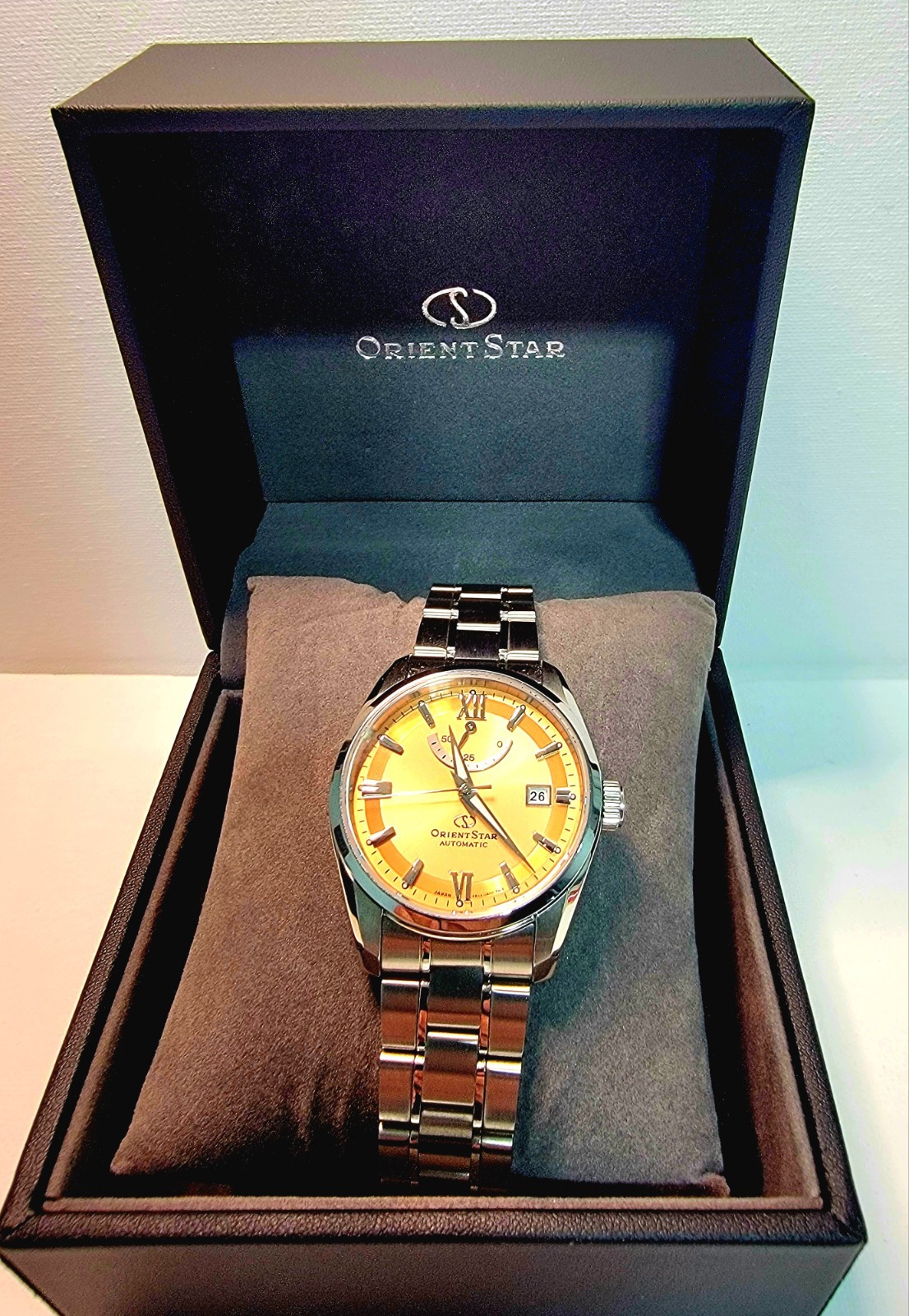 Orient Star Contemporary Automatic Copper Dial Watch RE-AU0108G (Pre-owned)