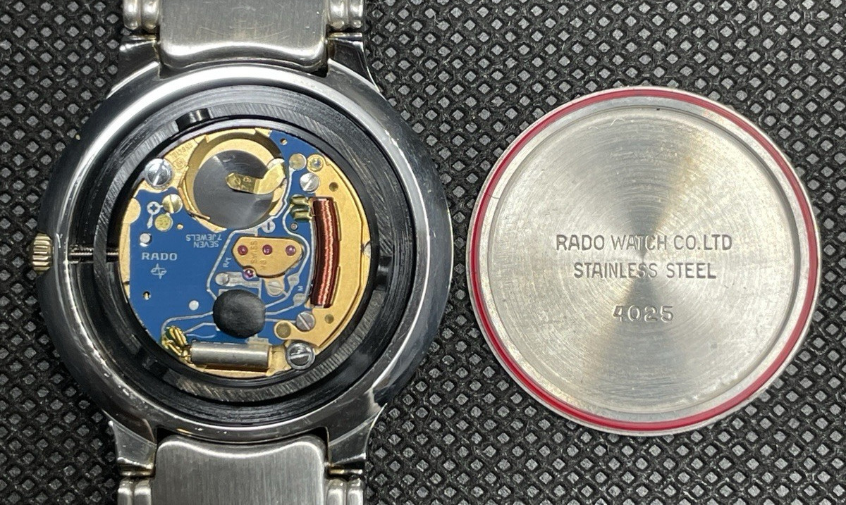 [Excellent] Vintage Rado Florence 129.3644.4 Gray Quartz Watch Men’s JAPAN
